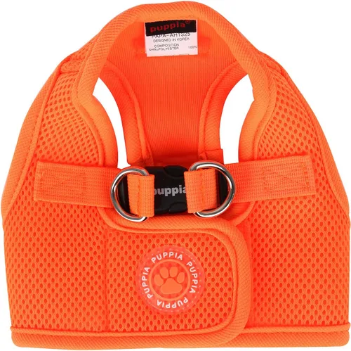 Vista 8 de Puppia Arnés de chaleco suave neón Step-in sin estrangulamiento, sin tirones, entrenamiento para perros pequeños y medianos, verde, XS