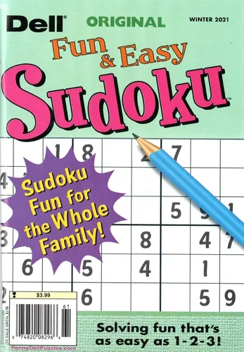 Vista 3 de Two (2) Great Sudoku Puzzle Books - Dell Totally Easy and Fun & Easy