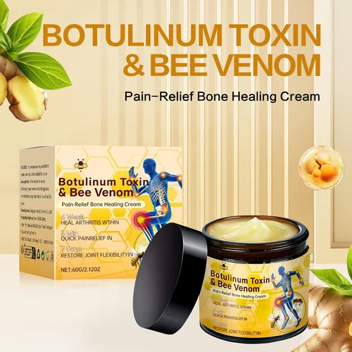 Vista 2 de 2 unidades de crema de gel para articulaciones de veneno de abeja, crema avanzada para articulaciones y huesos, gel profesional avanzado de veneno