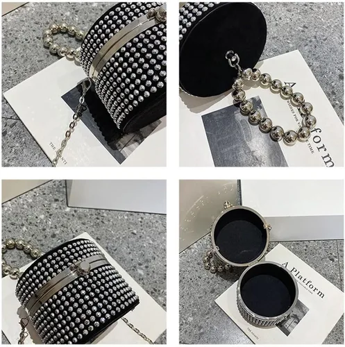 Vista 3 de Zenosy Mini Evening Bag for Women Fashion Handbag Satchel Purse Shoulder Bag Crossbody Purse