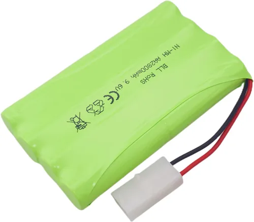 Vista 6 de AA 9.6V 2800mAh Batería recargable con enchufe Tamiya y cable de carga USB adecuado para coches de juguete RC, camiones, tanques, vehículos