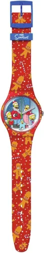 Vista 2 de Swatch Maravilloso país de las maravillas de, Rojo -, Los Simpson