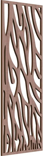 Vista 120 de 9 3/8"W x 24 3/8"H x 1/4"T Bristol Decorativos Paneles de Pared de Madera Calado, Cereza