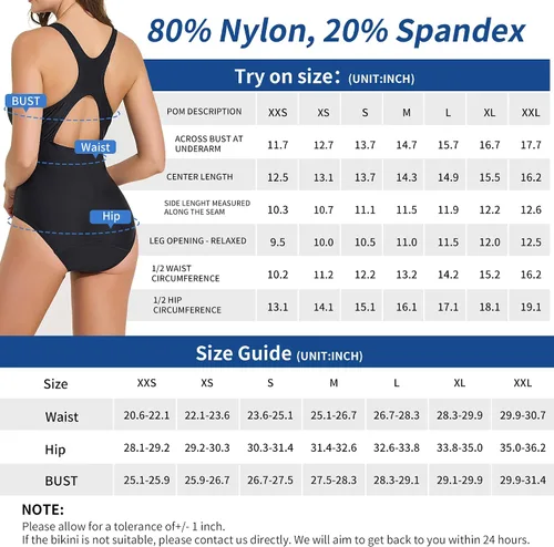 Vista 6 de Traje de baño menstrual de una pieza a prueba de fugas para adolescentes, niñas y mujeres.
