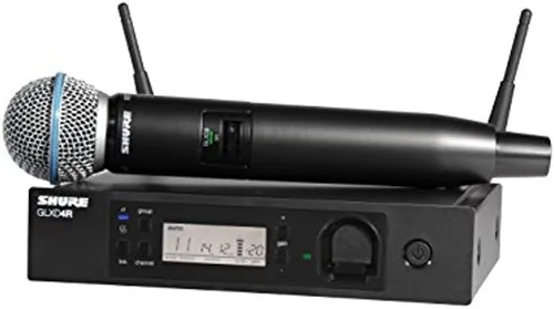 Vista 16 de Shure GLXD24R+/B58 Sistema de Micrófono Inalámbrico Digital Profesional de Banda Dual – Duración de Batería de 12 Horas, Alcance de 100 pies