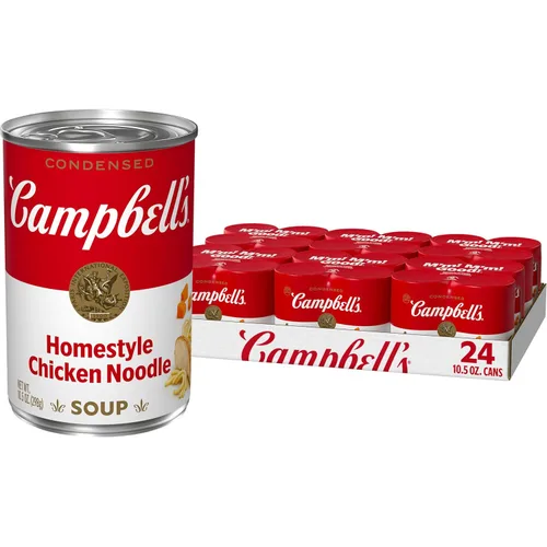 Vista 14 de Sopa condensada de fideos con pollo saludable para el corazón Campbell's, lata de 10.75 oz