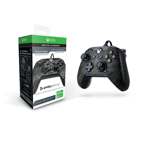Vista 9 de PDP Gaming Wired Controller Phantom Black - Xbox One