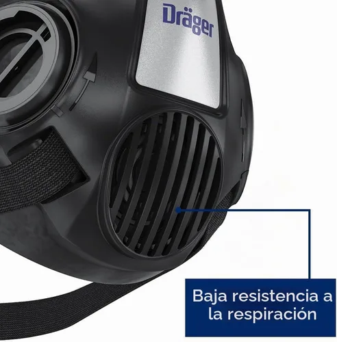 Vista 3 de Dräger X-plore 3500 Máscara respiradora de media cara, aprobada por NIOSH