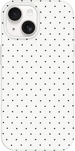 Vista 110 de Hython Funda para iPhone Air, diseño estético de lunares lindos, funda simple de 6.5 pulgadas, delgada, antiarañazos, parachoques de TPU suave, a