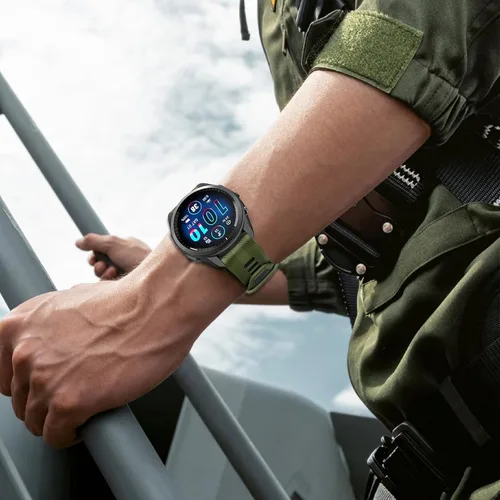Vista 7 de ISABAKE Correa de reloj para Garmin Forerunner 965/Forerunner 955/Forerunner 945/Forerunner 935, bandas de repuesto de silicona suave de 0.866