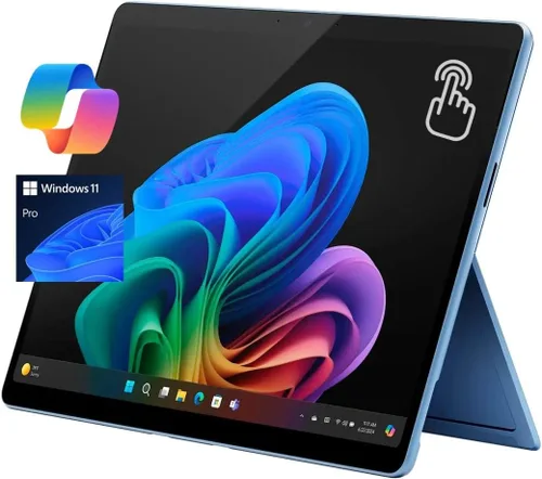 Vista 11 de Microsoft Surface Pro 11 13" Copilot+ PC, Tableta AI, Pantalla táctil LCD de 2880x1920 120Hz, 10-Core Qualcomm Snapdragon X Plus, 16GB RAM, 1TB SSD