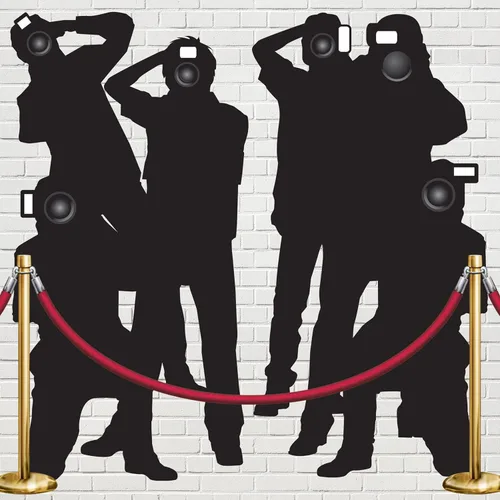 Vista 6 de Accesorios y Telón de Fondo de Tema de Paparazzi Insta
