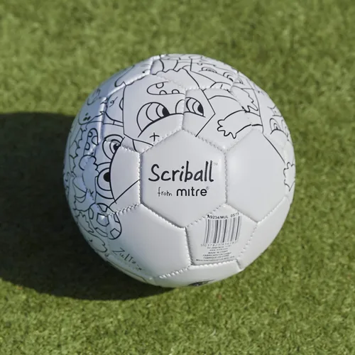 Vista 7 de mitre Scriball Ooodles, mini fútbol personalizable, regalo ideal para todas las ocasiones, talla única