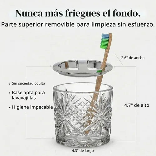 Vista 3 de Godinger Dublin - Soporte para cepillo de dientes