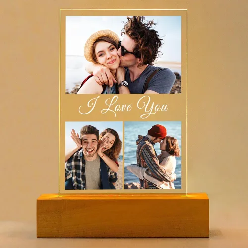 Vista 22 de Marco de fotos personalizado, marcos de fotos personalizados, regalos de fotos personalizados de aniversario para mujeres, hombres, ella, él, novia