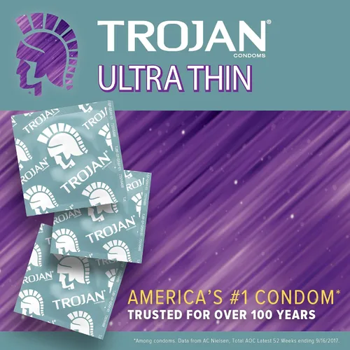 Vista 4 de Trojan Condón Sensibilidad Ultra Delgada 12 Condones y SKYN Elite 10 Condones
