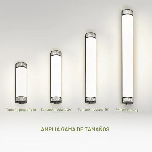 Vista 6 de ASD Lámpara LED de Tocador de Baño de 18 Pulgadas, 5CCT 2700K-5000K 20W, Accesorios de Luz de Baño Regulables, Luces de Tocador Modernas