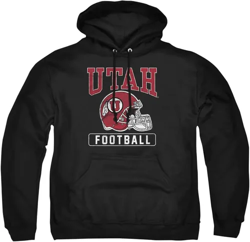 Vista 6 de University of Utah Sudadera con capucha oficial de baloncesto unisex para adultos