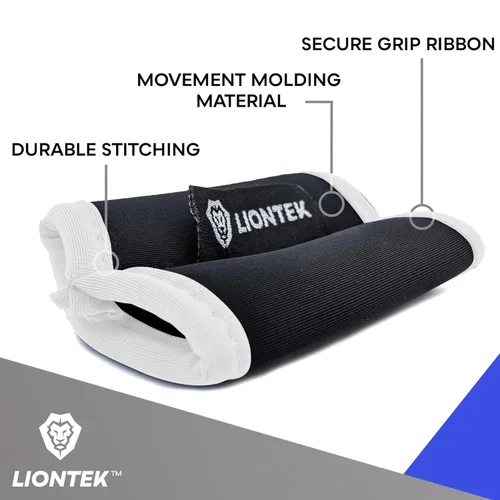 Vista 5 de LIONTEK Reemplazo de cinta de manga doble BJJ (XS)
