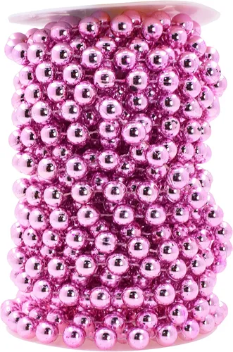 Vista 43 de Mandala Crafts Cadena de guirnalda de perlas negras de imitación de 0.157 in 44 YDs Roll, Durable Fishing Line, Indoor Outdoor, for Wedding Decor