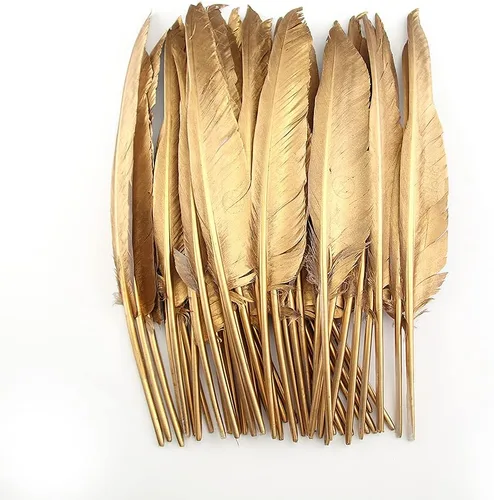 Vista 5 de Juego de plumas naturales de ganso, accesorios para ropa (100 unidades) de Sowder