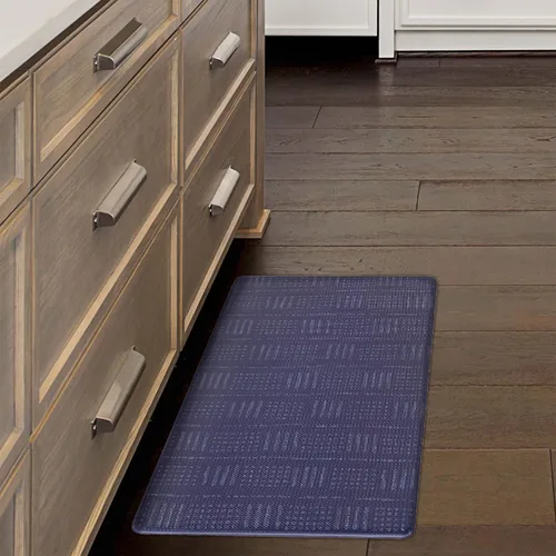 Vista 18 de Lucky Brand Tapete de bienestar impreso – Tapete de cocina acolchado cómodo – Fácil de limpiar – Antifatiga y antideslizante – 0.472 in Seda Floral