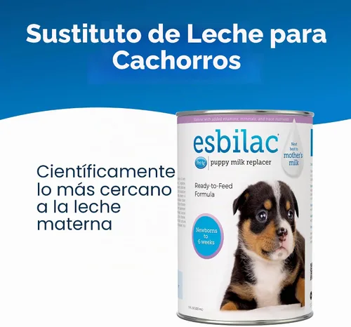 Vista 3 de Pet-Ag Esbilac - Líquido de reemplazo de leche para cachorros, 11 onzas, paquete de 4, fórmula lista para alimentar para cachorros con vitaminas