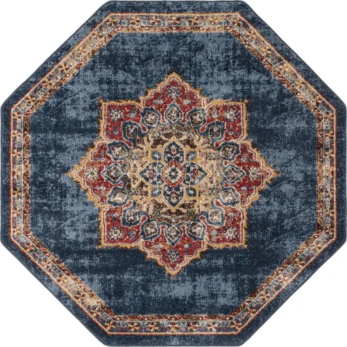 Vista 11 de Único Loom - Alfombra de la colección Utopia con estampado botánico vintage, tonos cálidos