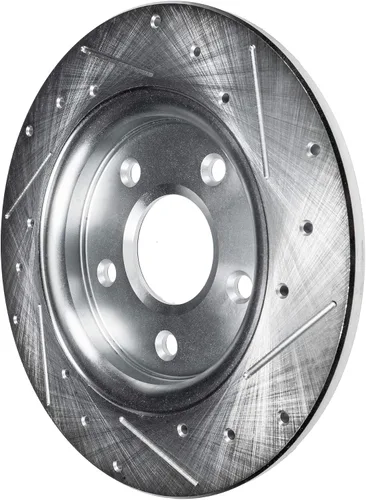 Vista 90 de Detroit Axle - Rotores de freno delantero para 04-13 Mazda 3 Rotores de frenos de disco 06-15 Mazda 5 Reemplazo: Rotor regular delantero de 11.81