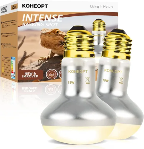 Vista 7 de 75W Reptile Heat Lamp Bulb, Infrared Heat Emitter Red Heat Lamp for Reptile Amphibian, Infrared Basking Spot Light Bulb,Red Heat Lamp for