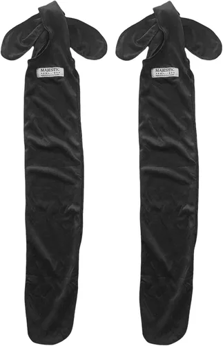 Vista 7 de Majestic Ally Bolsa de licra para caballos - para mantener la cola limpia y protegida - Juego de 2 (negro)