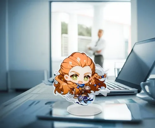 Vista 5 de FUNKY STORE Genshin Impact - Llavero acrílico de manga para videojuegos