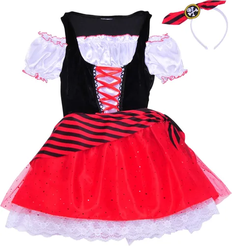 Vista 3 de Rubies Costume 630942-L Disfraz de pirata para niño, grande, multicolor