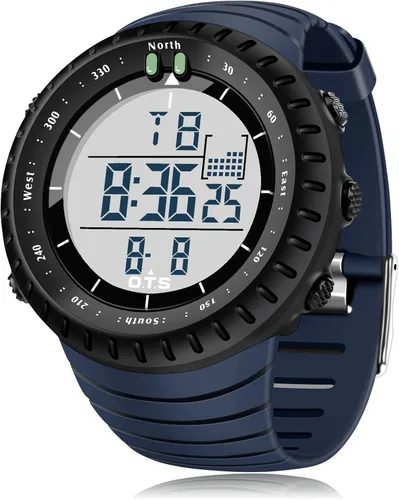 Vista 11 de PALADA Men's Digital Sports Watch Waterproof Tactical Watch with LED Backlight Watches for Men