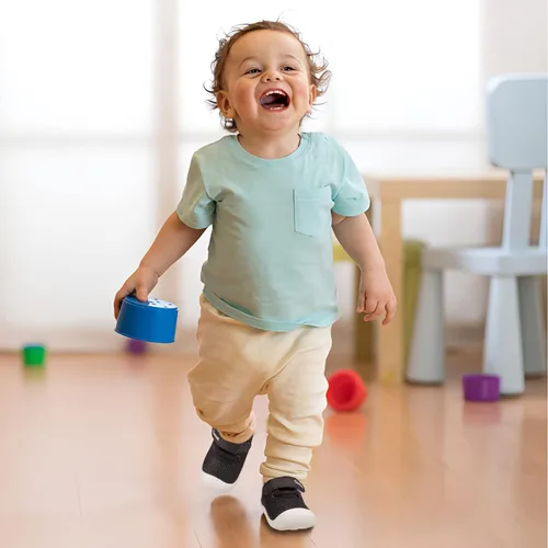 Vista 6 de Zapatos para bebés de 1 a 4 años, zapatos para niños pequeños, zapatos para niños y niñas, suela suave, tela de algodón antideslizante, malla