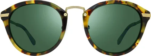 Vista 2 de Revo Sunglasses Quinn Polarized Crystal Glass Lens with Round Frame