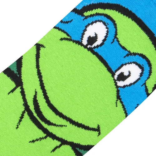 Vista 4 de Odd Sox, Nickelodeon TMNT Teenage Mutant Ninja Turtles, 90's Cartoon, Fun Socks
