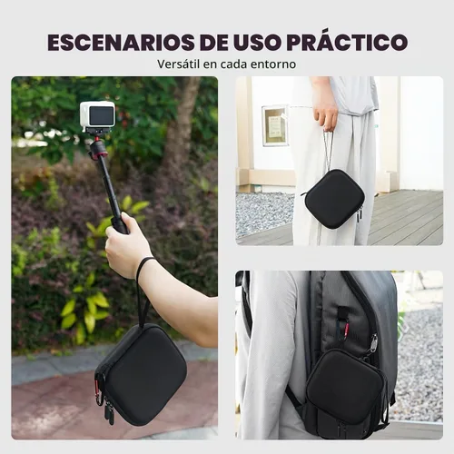 Vista 6 de BRDRC Funda de transporte para accesorios Insta 360 GO 3S / GO 3, bolsa de almacenamiento, funda protectora rígida para Insta360 GO 3S / GO3