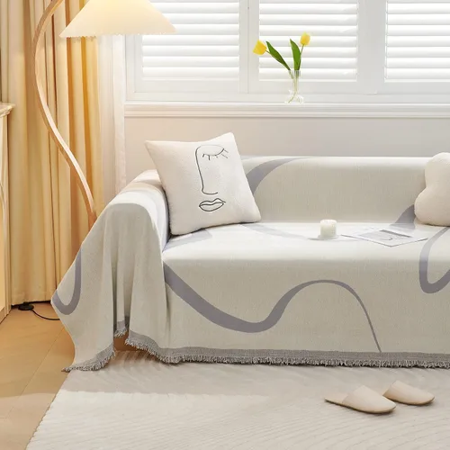 Vista 22 de VClife Funda para silla con acento azteca bohemio de 59 x 71 pulgadas, funda reversible y lavable de felpilla para sillón, color marrón castaño