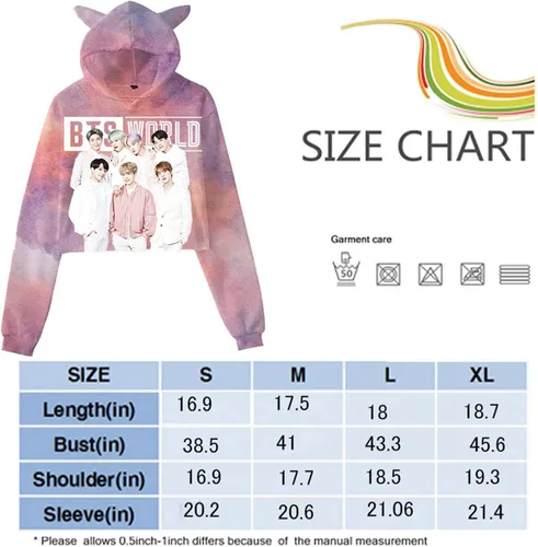 Vista 3 de Sudadera con capucha para mujeres y niñas con estampado 3D con orejas de gato sudadera corta