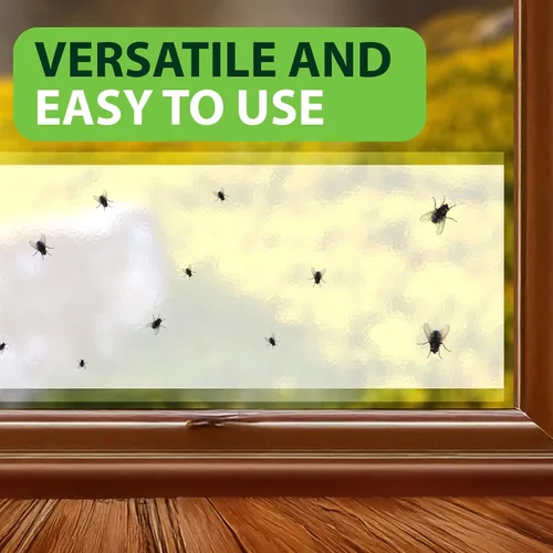 Vista 5 de Greenway - Trampas adhesivas para moscas de ventana, para mosquitos y moscas, control de moscas no tóxico, seguro para niños y mascotas, perfecto