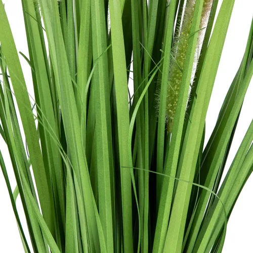 Vista 3 de Northlight Potted Artificial Onion Grass Plant, 24", Green