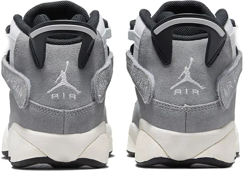 Vista 4 de Jordan Big Kid's 6 Rings BG Lt Smoke GreyWht-Blk Sail (FJ4651 077)