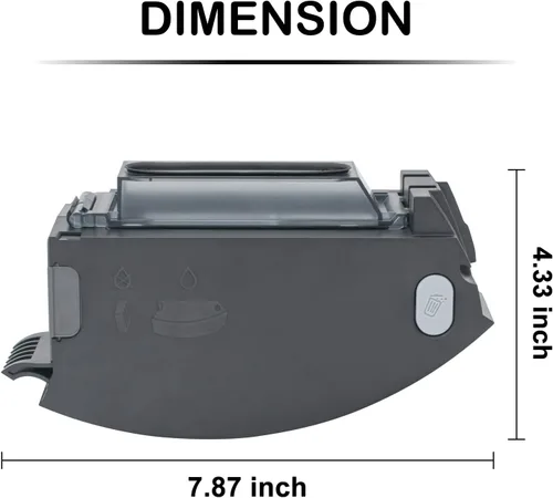 Vista 2 de ilovelife Caja de basura de repuesto para iRobot Roomba i3 i3+ i4 i6 i6+ i7 i7+ i8 i8+/Plus E5 E6 E7 J7 Serie I, E y J Aspiradora con eliminación