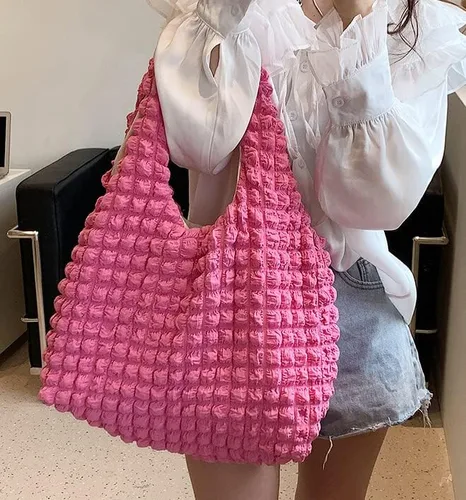 Vista 2 de Bolsas Hobo de burbujas para mujer, bolsa de mano de burbujas, bolsa de hombro de nube, bolso Hobo, bolso casual, bolso de regalo para mujeres 2023