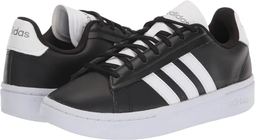 Vista 7 de adidas Grand Court Alpha Tenis para hombre Cloud White-Pulse Blue-almost Yellow