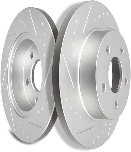 Vista 12 de SCITOO Rotores de freno traseros, 2 kits de frenos para Acura Integra 1990-2001, Honda Civic 1992-1995 1999-2000, para Civic del Sol 1993-1997, CRX
