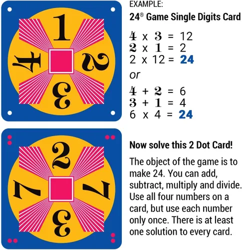 Vista 3 de 24 GAME Baraja de 96 cartas: enteros matemáticas juego de cartas