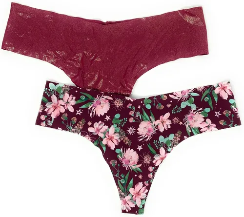 Vista 3 de Victorias Secret Bragas de tanga paquete de 2