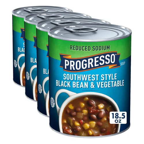 Vista 17 de Progresso Caldo de Maíz con Pollo, Sopa enlatada reducida en sodio, lata de 18.5 oz